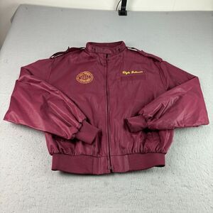 Vintage King Louie Jacket Mens 2XL‎ Red Windbreaker Full Zip Civil Rights Made